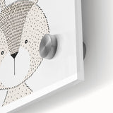 Rabbit Framed Nursery Art - Baby Room Wall Decor for Kids