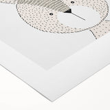 Rabbit Framed Nursery Art - Baby Room Wall Decor for Kids