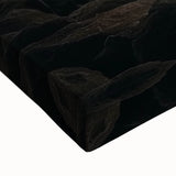 Close-up of a stretched canvas depicting a serene landscape bridge scene, showcasing vibrant colors and intricate details, perfect for home decor or art enthusiasts.