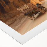 Stunning rolled canvas artwork depicting vibrant landscape canyons in rich colors, ideal for home decor, showcasing natural beauty and artistic design.