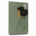 Modern Wall Art Print - Young Woman in Profile by Redon - Elegant Decor