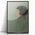 Modern Wall Art Print - Young Woman in Profile by Redon - Elegant Decor