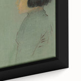 Modern Wall Art Print - Young Woman in Profile by Redon - Elegant Decor