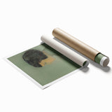 Modern Wall Art Print - Young Woman in Profile by Redon - Elegant Decor