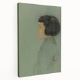 Modern Wall Art Print - Young Woman in Profile by Redon - Elegant Decor