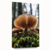 Large abstract floral design in vibrant red and pink tones on acrylic glass, suitable for bedroom or dining room decor.