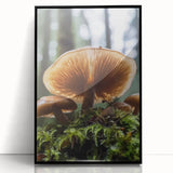 Large abstract wall art featuring close-up floral designs in vibrant colors on a framed acrylic.