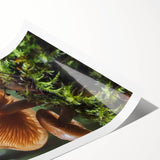 Extra large wall art featuring line art flowers in black and white on a rolled print, ideal for large living room decor.