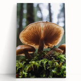 Black and white floral close-up on stretched canvas, ideal for kitchen wall art or bedroom ambiance.