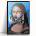 Modern Pop Art Mona Lisa Wall Art - Contemporary Canvas Print
