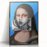 Modern Pop Art Mona Lisa Wall Art - Contemporary Canvas Print