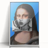 Modern Pop Art Mona Lisa Wall Art - Contemporary Canvas Print