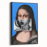 Modern Pop Art Mona Lisa Wall Art - Contemporary Canvas Print