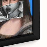Modern Pop Art Mona Lisa Wall Art - Contemporary Canvas Print