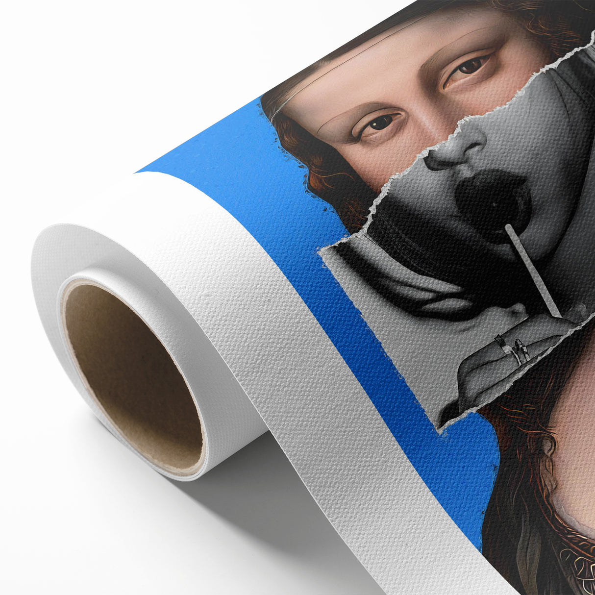 Modern Pop Art Mona Lisa Wall Art - Contemporary Canvas Print
