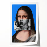 Modern Pop Art Mona Lisa Wall Art - Contemporary Canvas Print