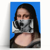 Modern Pop Art Mona Lisa Wall Art - Contemporary Canvas Print