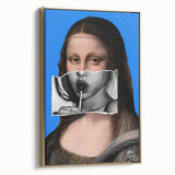Modern Pop Art Mona Lisa Wall Art - Contemporary Canvas Print