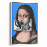 Modern Pop Art Mona Lisa Wall Art - Contemporary Canvas Print