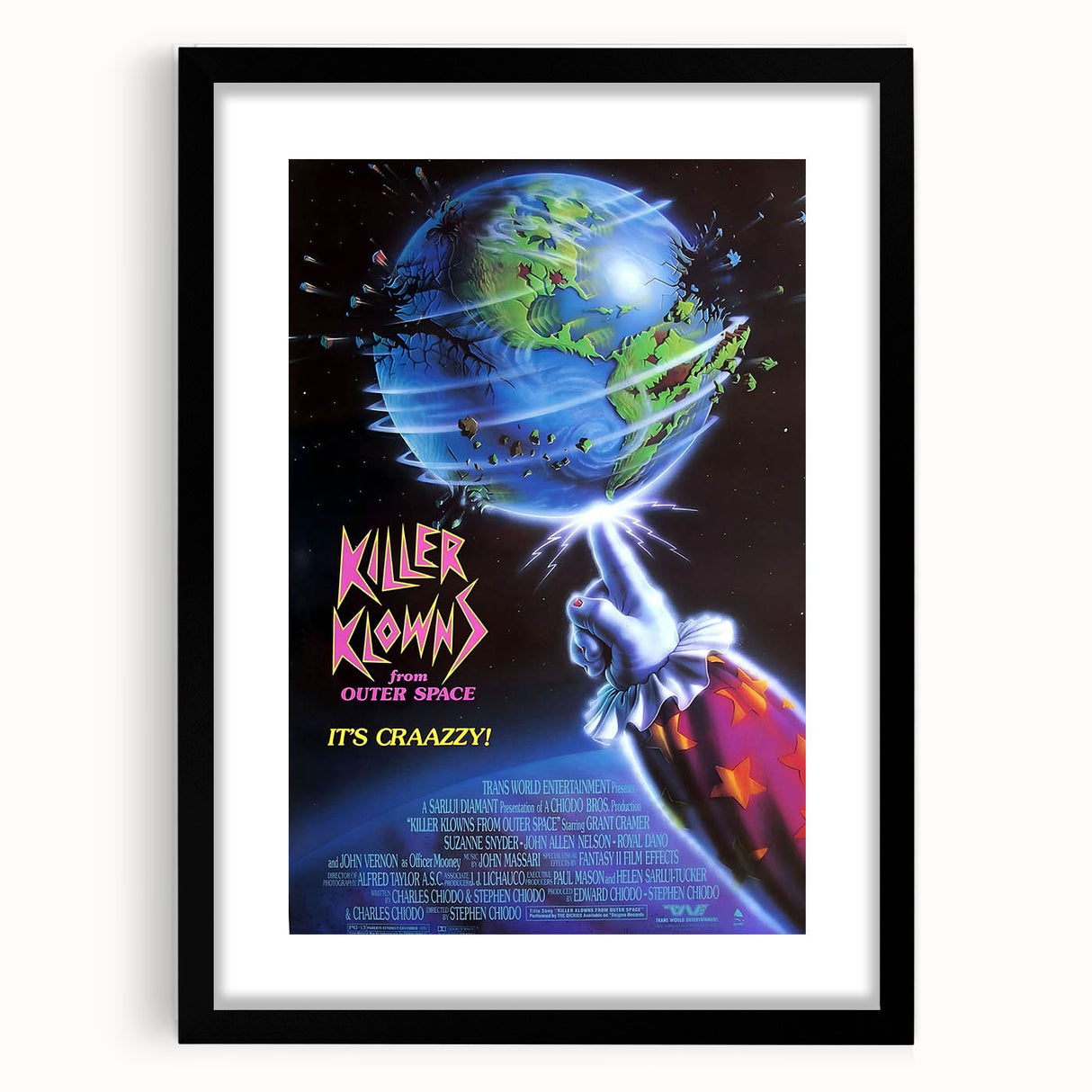 Retro Killer Klowns from Outer Space Poster Art - Vintage Horror Comedy Prints