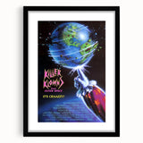 Retro Killer Klowns from Outer Space Poster Art - Vintage Horror Comedy Prints