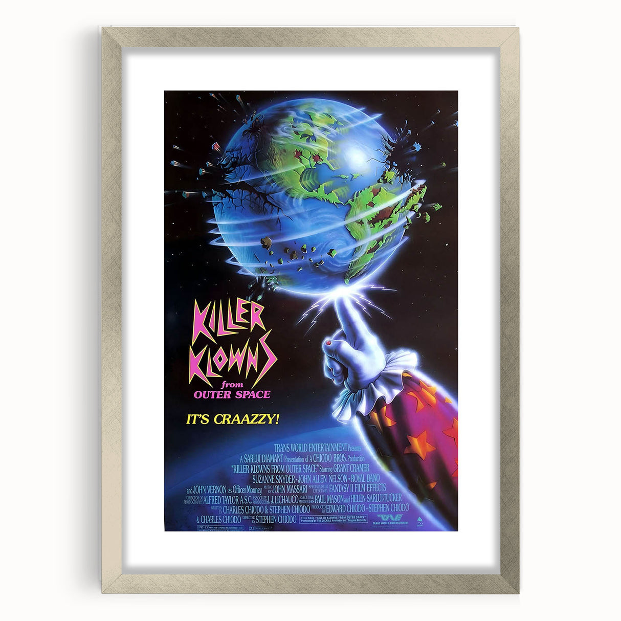 Retro Killer Klowns from Outer Space Poster Art - Vintage Horror Comedy Prints