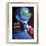 Retro Killer Klowns from Outer Space Poster Art - Vintage Horror Comedy Prints