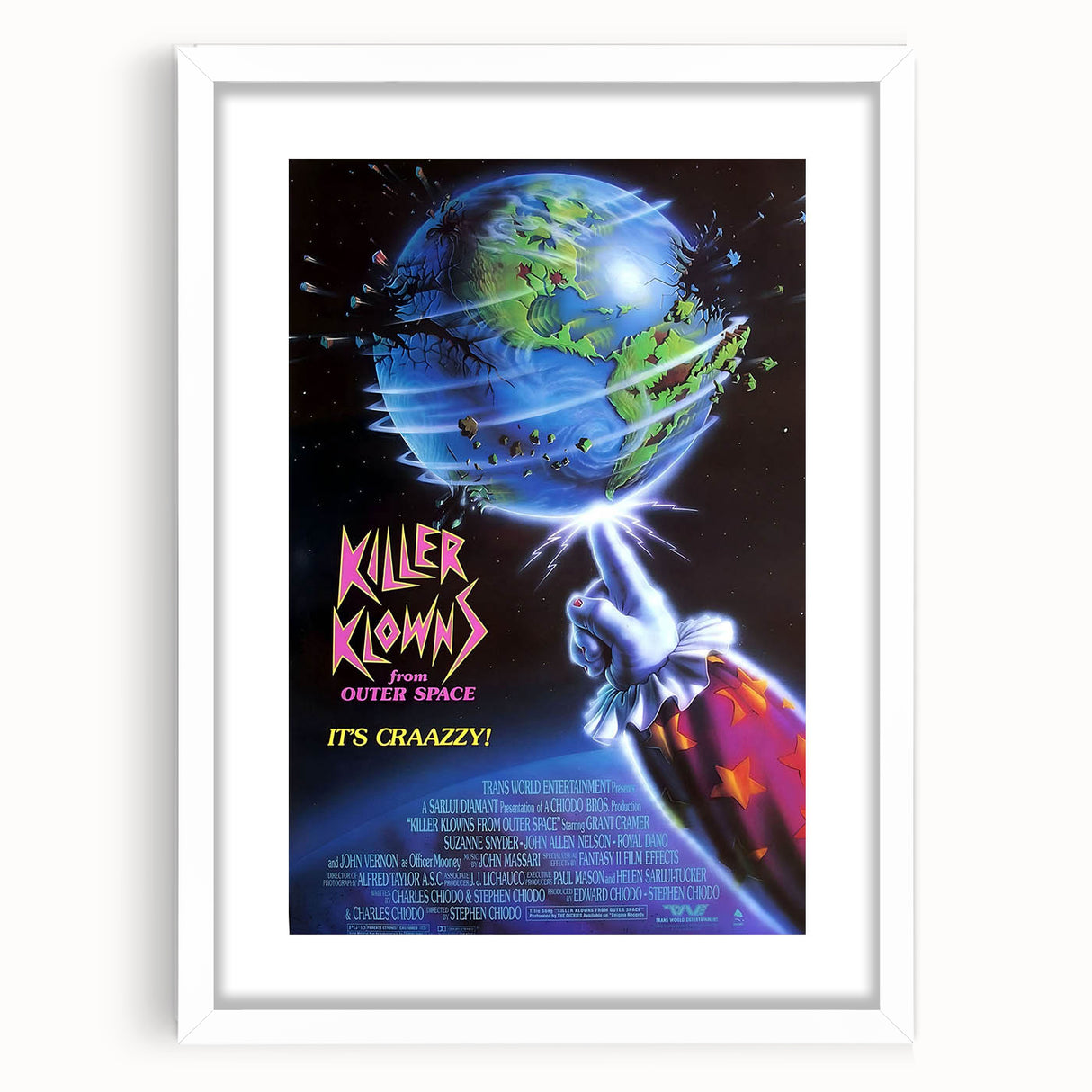 Retro Killer Klowns from Outer Space Poster Art - Vintage Horror Comedy Prints