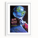 Retro Killer Klowns from Outer Space Poster Art - Vintage Horror Comedy Prints