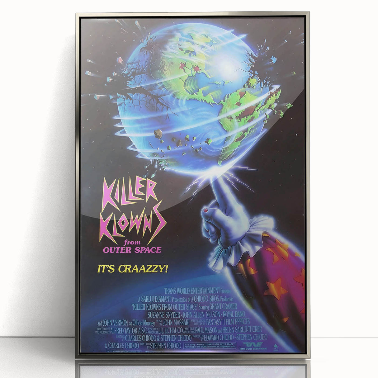 Retro Killer Klowns from Outer Space Poster Art - Vintage Horror Comedy Prints