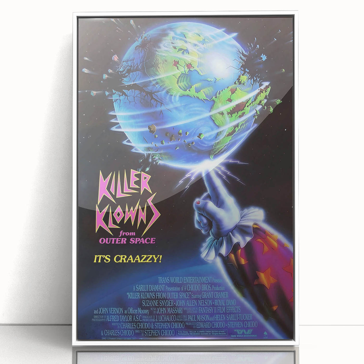 Retro Killer Klowns from Outer Space Poster Art - Vintage Horror Comedy Prints