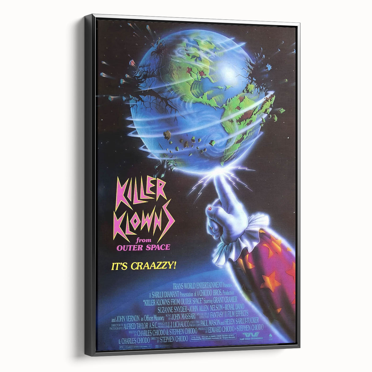 Retro Killer Klowns from Outer Space Poster Art - Vintage Horror Comedy Prints
