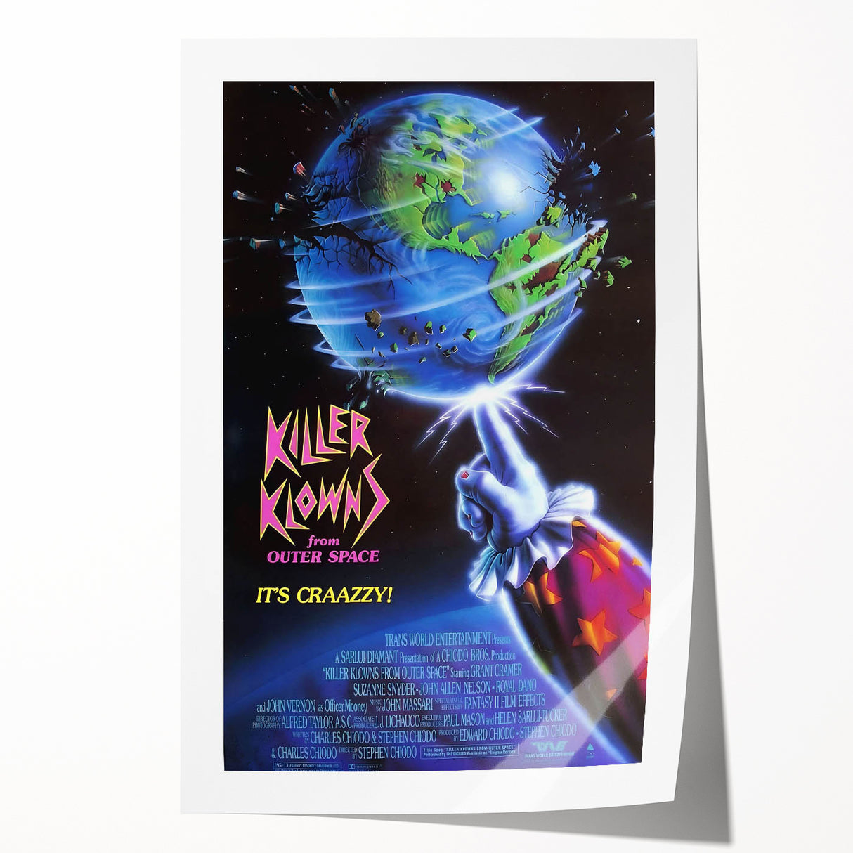 Retro Killer Klowns from Outer Space Poster Art - Vintage Horror Comedy Prints
