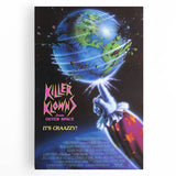 Retro Killer Klowns from Outer Space Poster Art - Vintage Horror Comedy Prints