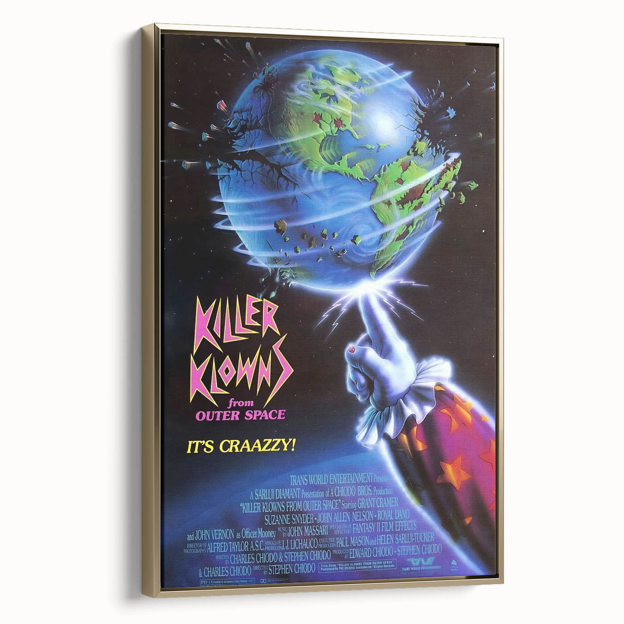 Retro Killer Klowns from Outer Space Poster Art - Vintage Horror Comedy Prints