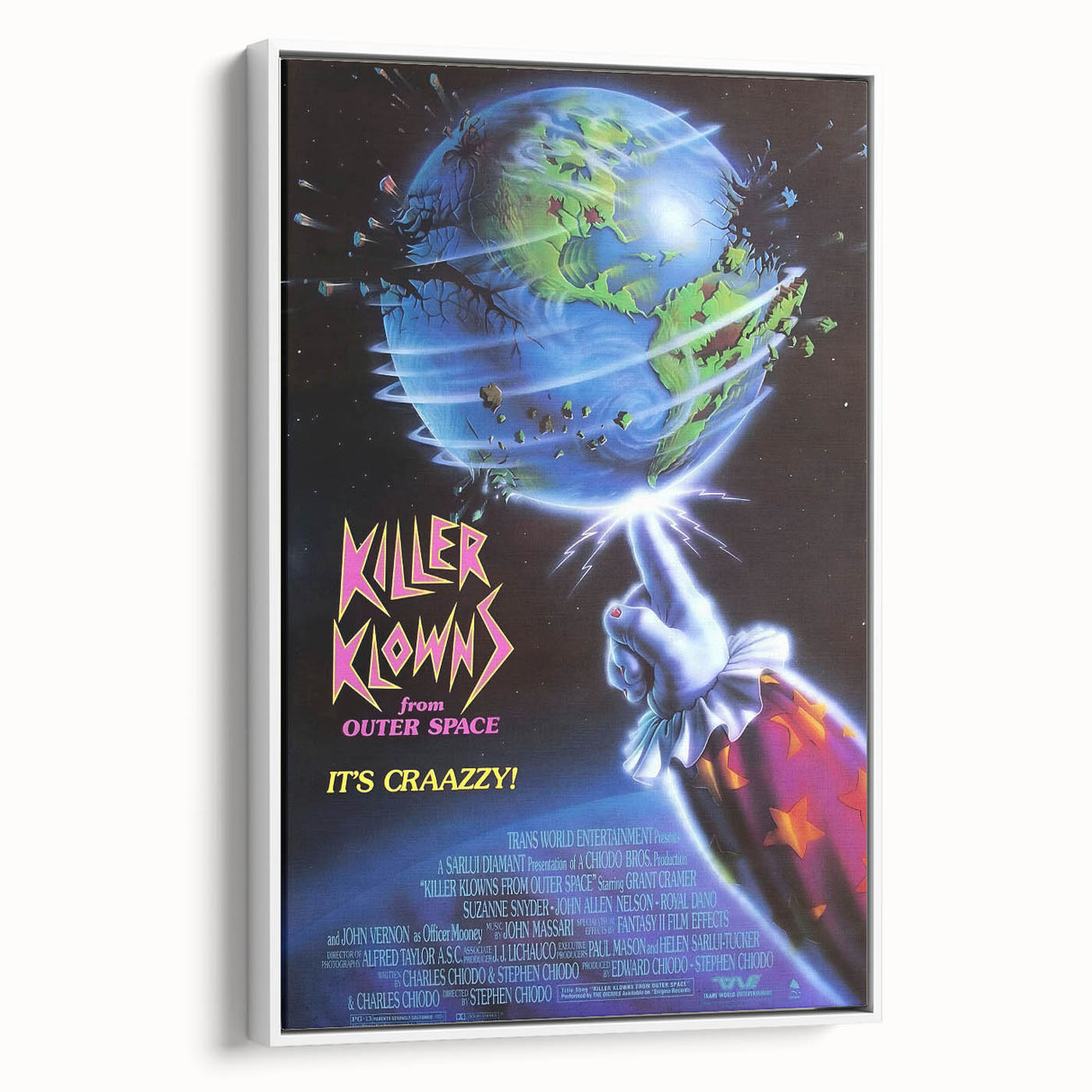 Retro Killer Klowns from Outer Space Poster Art - Vintage Horror Comedy Prints