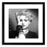 Madonna Retro Wall Art – Vintage Black & White Canvas Print