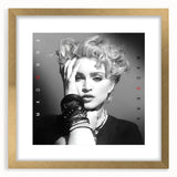 Madonna Retro Wall Art – Vintage Black & White Canvas Print