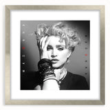 Madonna Retro Wall Art – Vintage Black & White Canvas Print