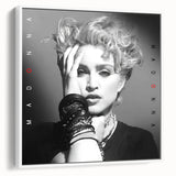 Madonna Retro Wall Art – Vintage Black & White Canvas Print