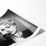 Madonna Retro Wall Art – Vintage Black & White Canvas Print