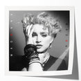 Madonna Retro Wall Art – Vintage Black & White Canvas Print