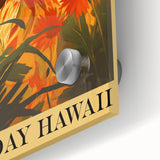 Retro Hawaii Travel Poster – Vintage Tropical Island Art