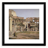 Realism Colosseum Art | Interior of the Colosseum by C.W. Eckersberg