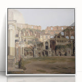 Realism Colosseum Art | Interior of the Colosseum by C.W. Eckersberg