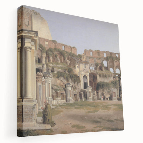 Realism Colosseum Art | Interior of the Colosseum by C.W. Eckersberg