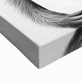 Raccoon Bathroom Wall Art - Modern Black and White Bathroom Decor