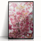 Large abstract wall art featuring spring-inspired colors on a framed acrylic panel, ideal for modern art wall decor.