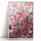 Acrylic print of art deco poster featuring spring-themed design in pastel hues, ideal for nursery wall art.