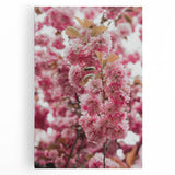 Black and white abstract depiction of spring on a large stretched canvas, suitable for kitchen wall art.